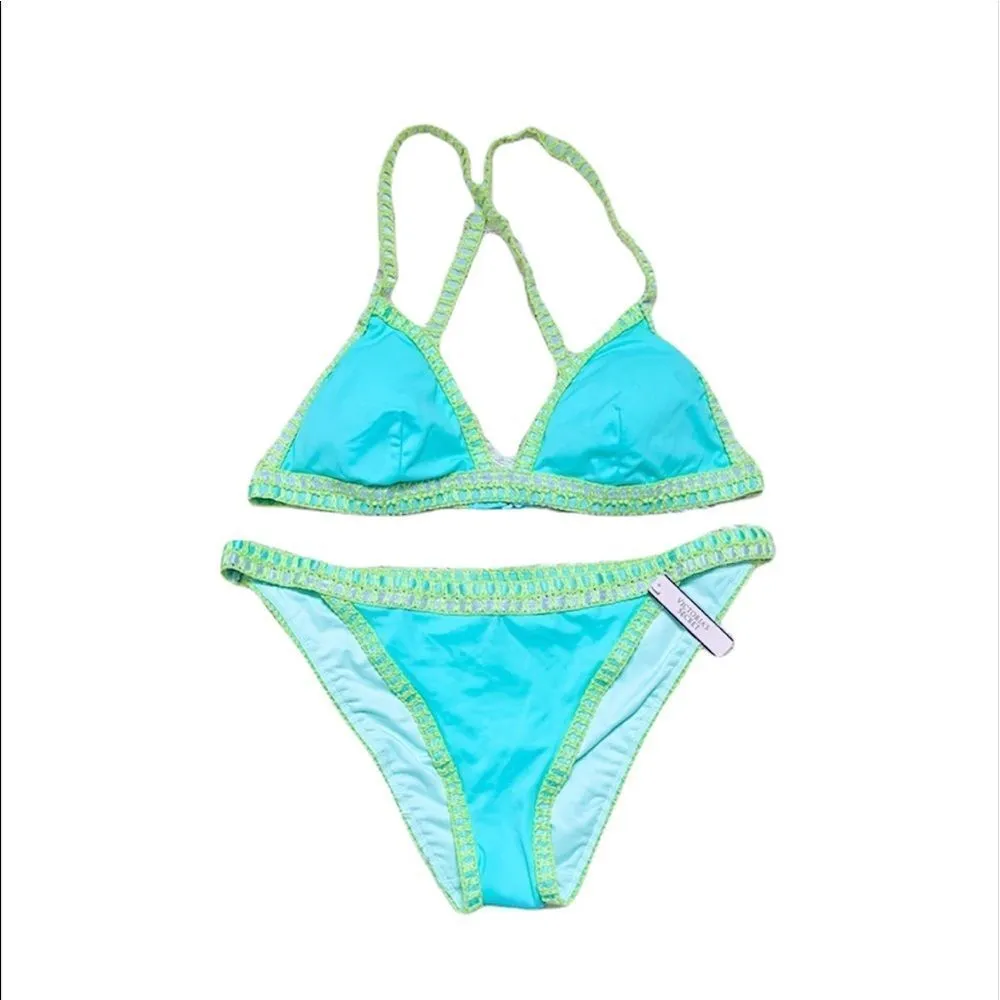 ✨ Victorias Secret Crochet-Trim Triangle Bikini✨ - Image 3