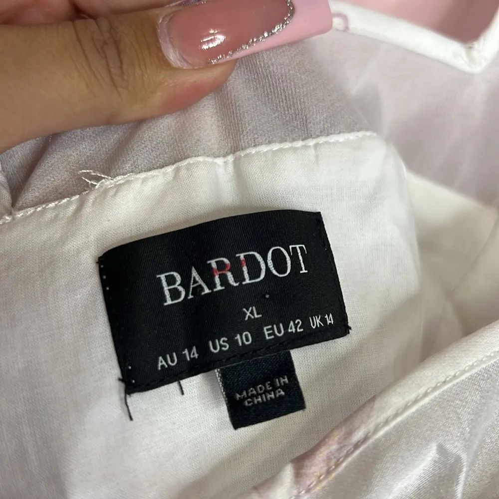 Bardot Gracious Floral Bustier Minidress. Size 10 - Image 5