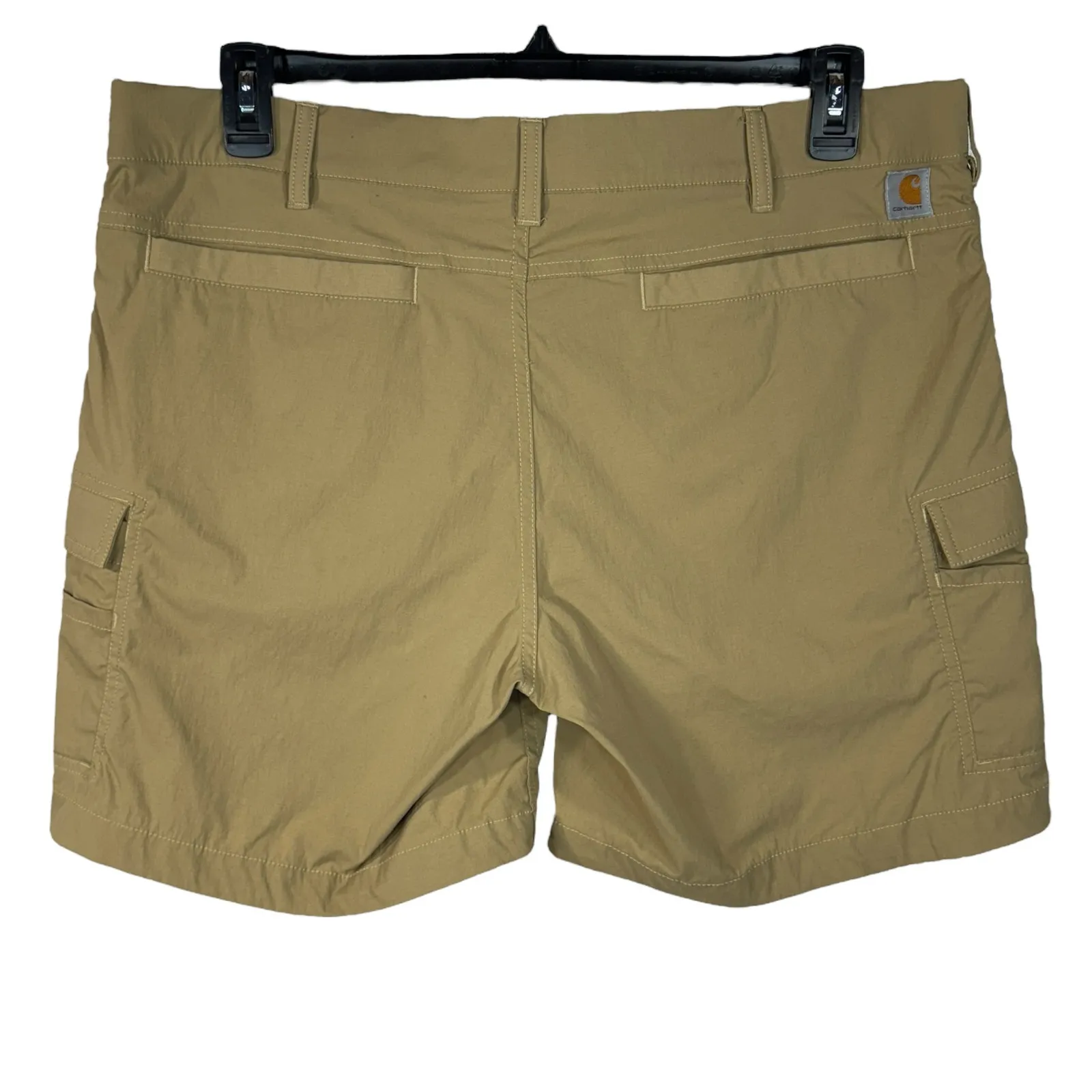 Carhartt SZ 16 Force Madden Cargo Shorts Straight Fit Rugged Flex Stretch Khaki - Image 3
