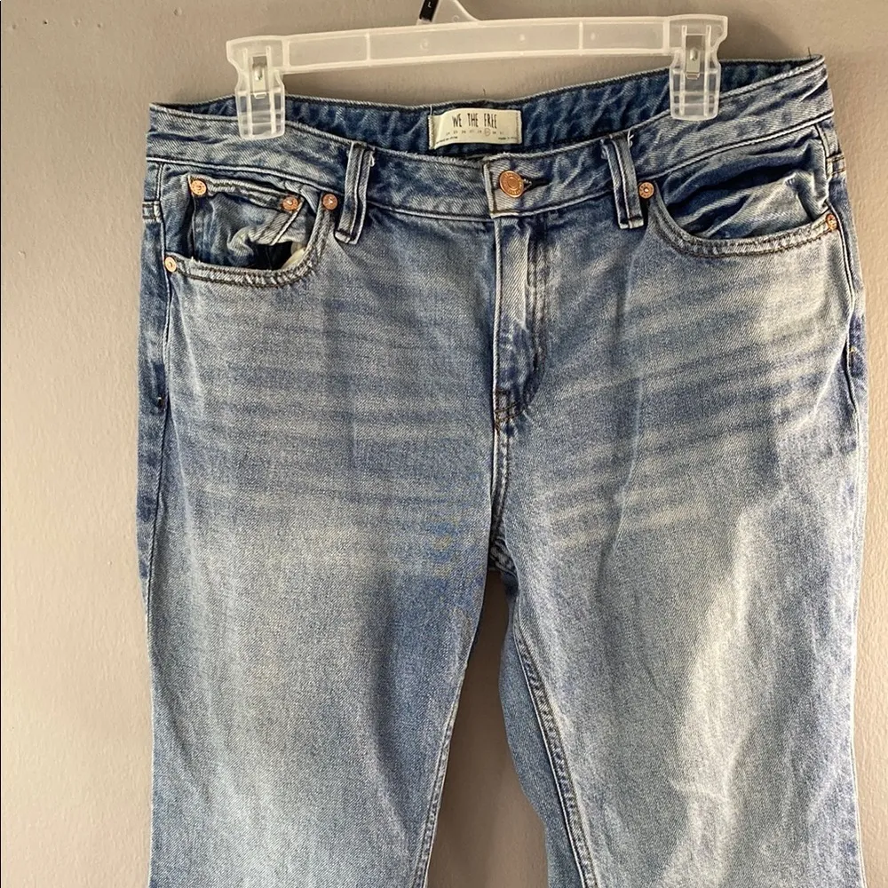 Women's Blue Flared Jeans we the free - Image 5