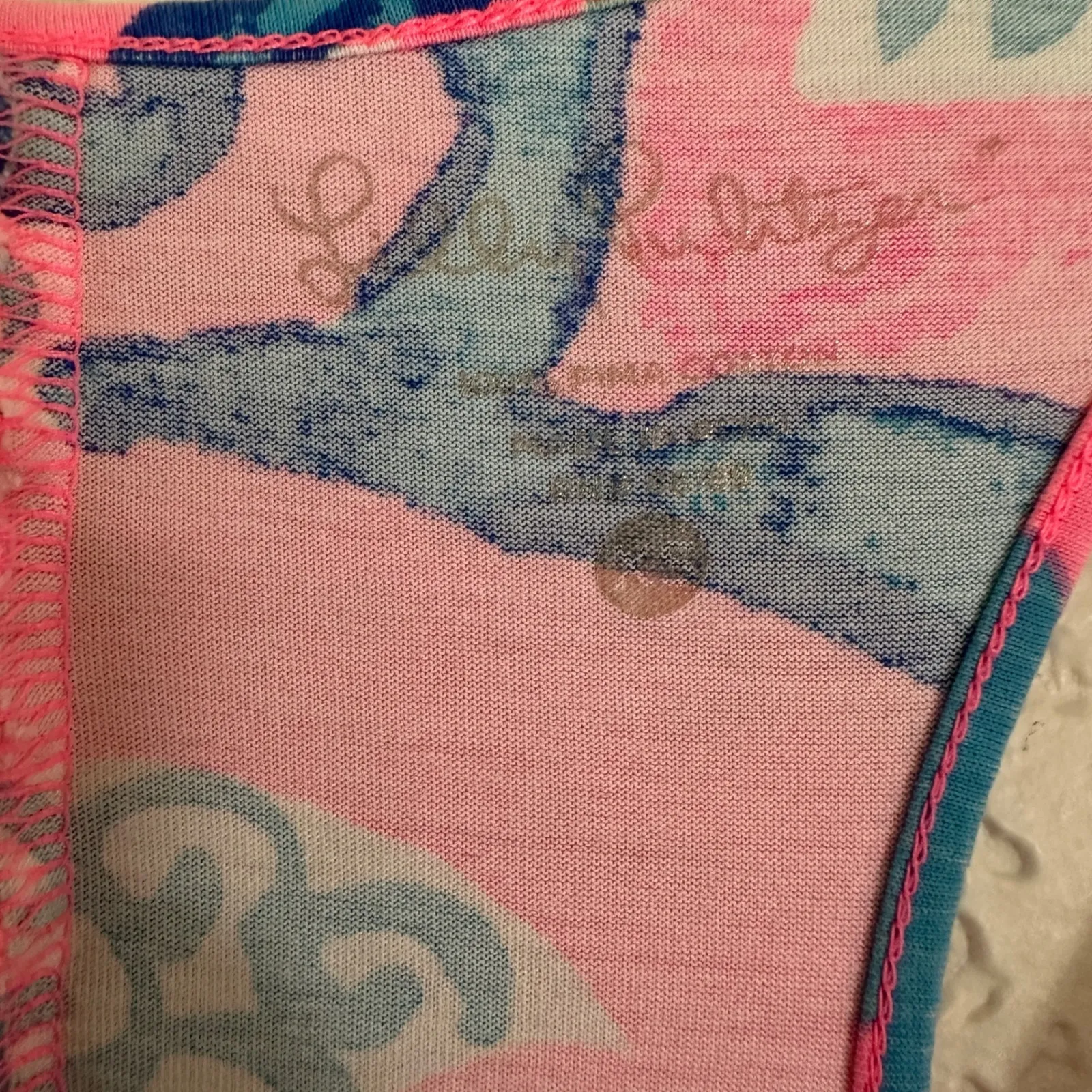 Lilly Pulitzer‎ Melle Trapeze Dress XS  Coral Reef I'm So Jelly - Image 9