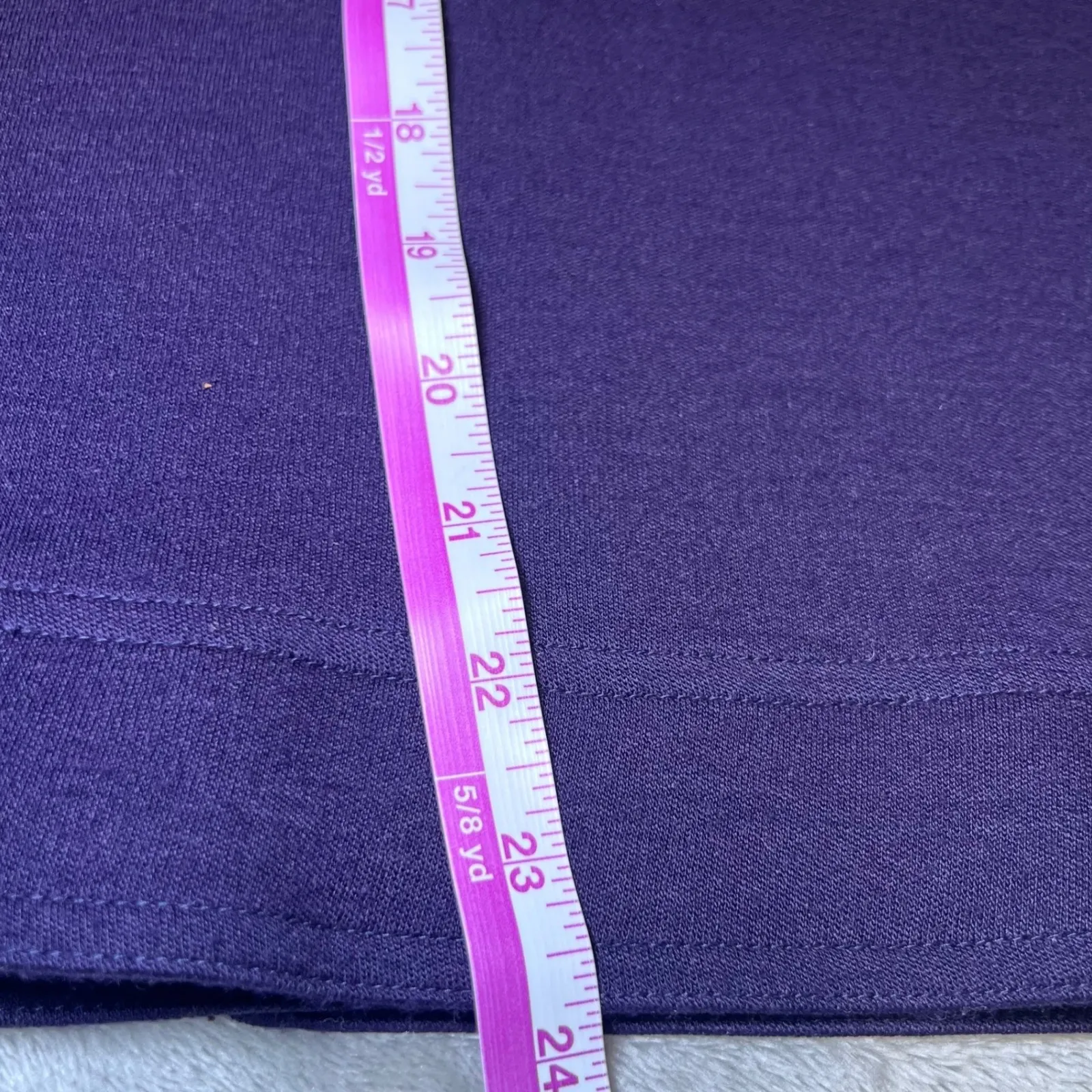 Liz Claiborne Knit Jacket Womens Small Purple Large Button Front Business Chic - Image 9