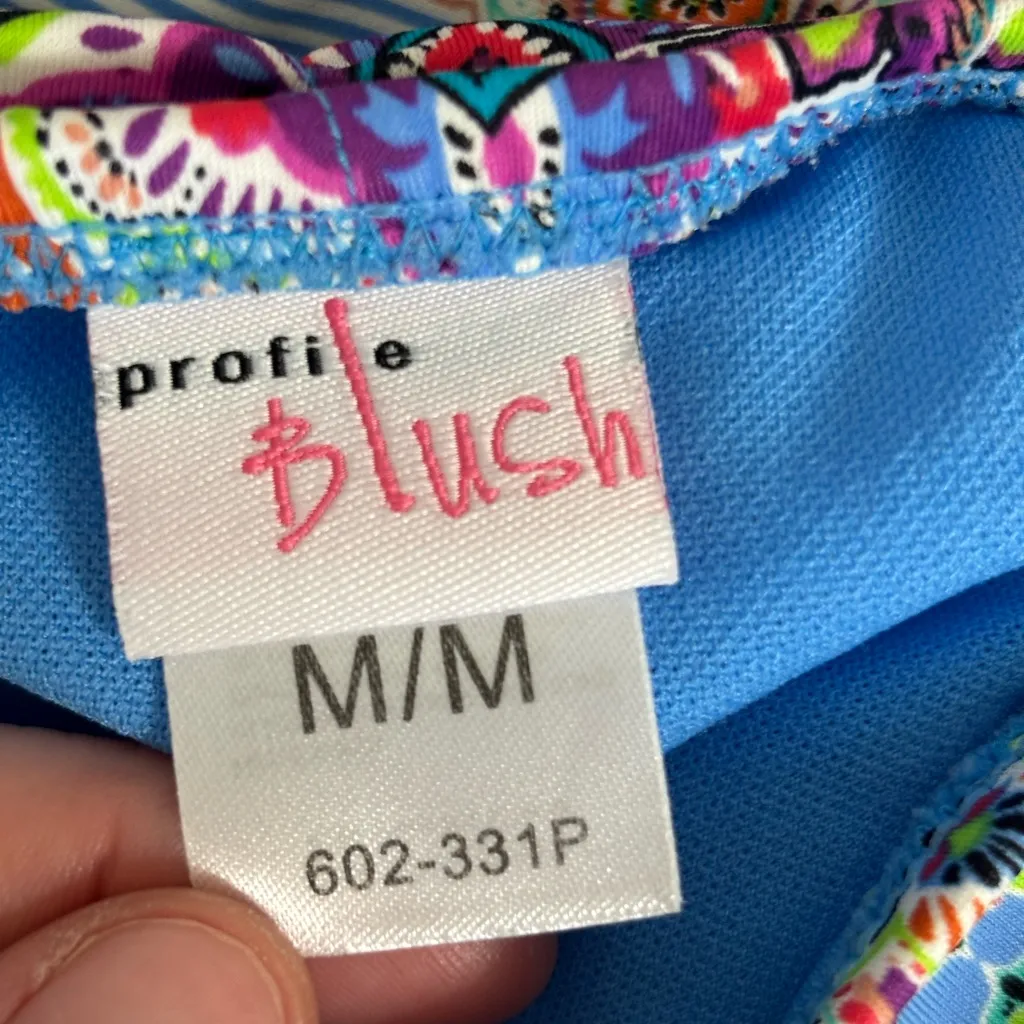 Profile Blush Two Piece Bikini Set in Paisley Multicolor - Image 6