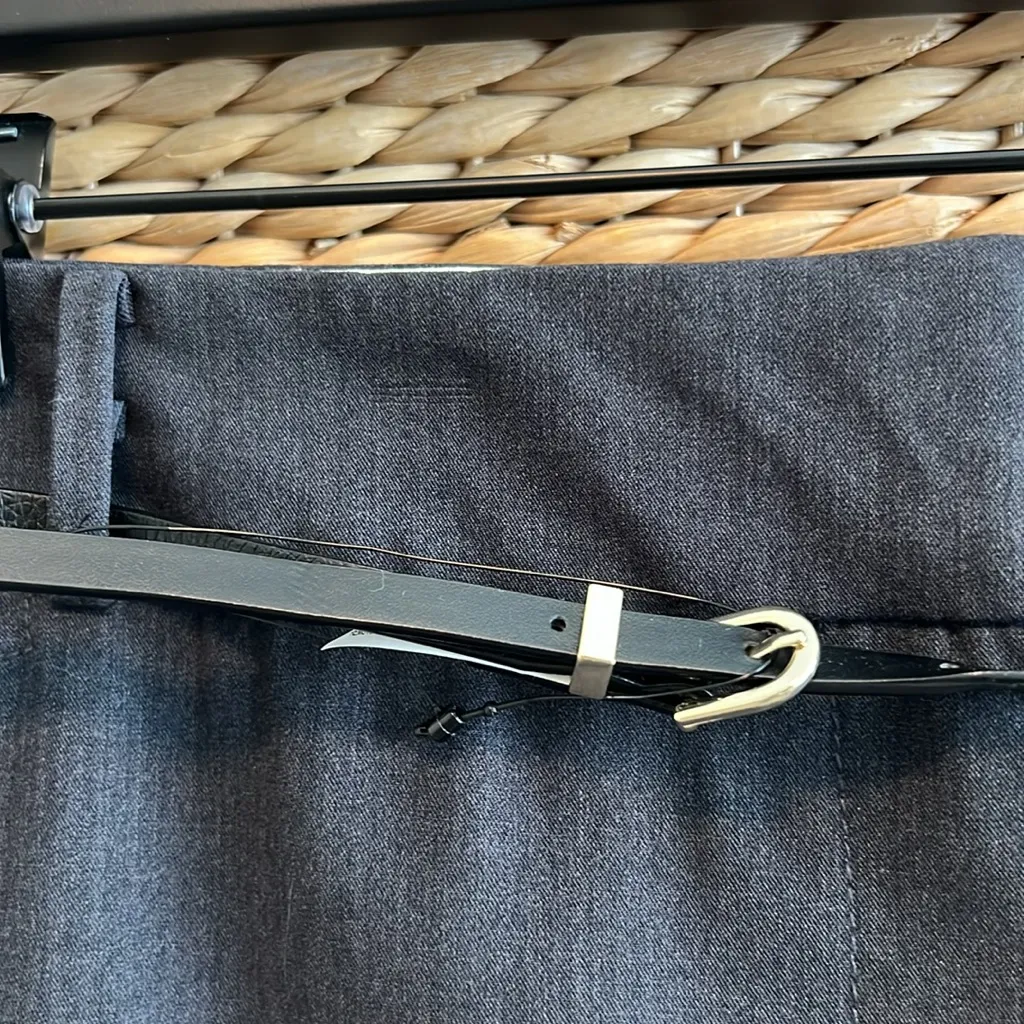 NWT Liz Claiborne Emma Gray Mid-Rise Career Dress Pant Trouser, 12 - Image 4