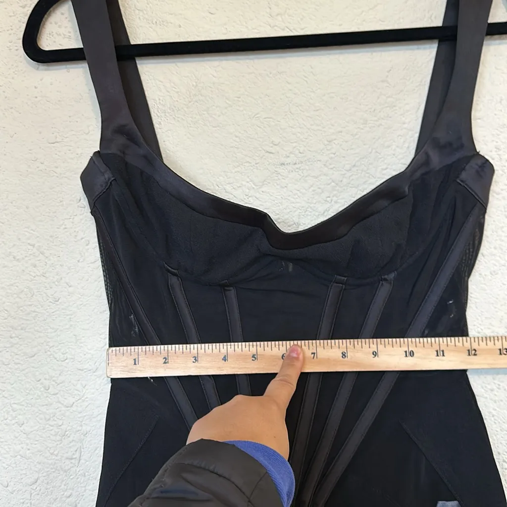 HOUSE OF CB 'Mylene'‎ Black Corset Jumpsuit NWOT - Image 8