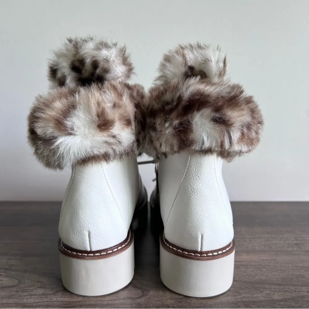 White Mountain Glamorous Fur Lined Scotchgard Women's Boot Size 6.5 #983 - Image 5