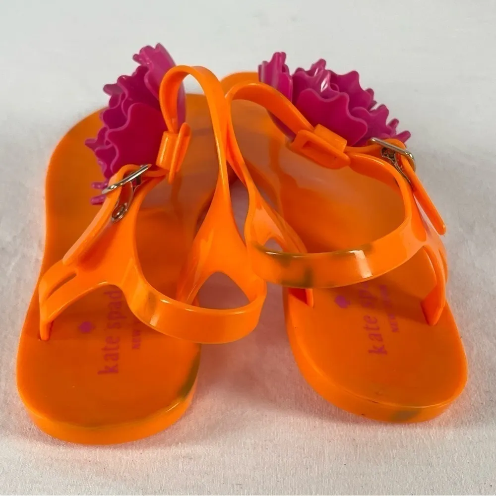 Kate Spade‎ New York Fiala Floral Sandal in Orange Size 6 - Image 6