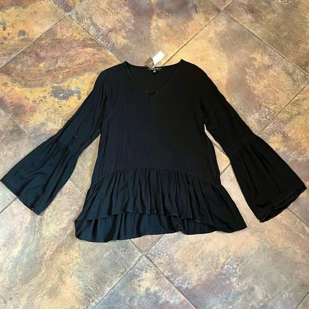 NWT Yak & Yeti Black Women’s Blouse Small Black - Image 6