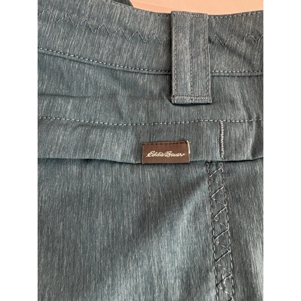Eddie Bauer Capri Pant Women Plus 18 Teal Outdoor Activewear Hiking Casual Trail - Image 7
