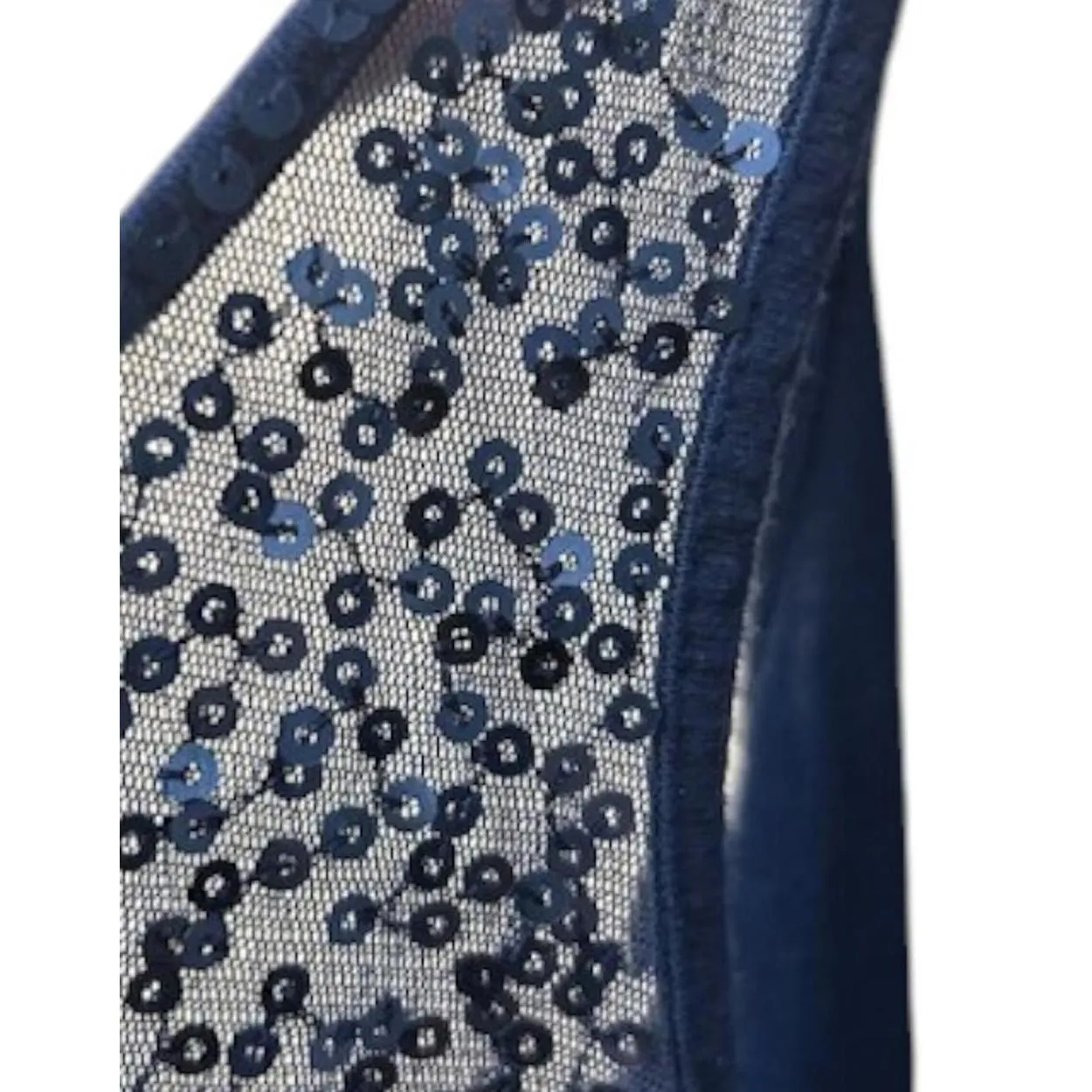 Apt. 9 Tank Top Women‎ M Deep Sapphire Blue Sequin Y2K Inspired Glam Night Out Size M - Image 4