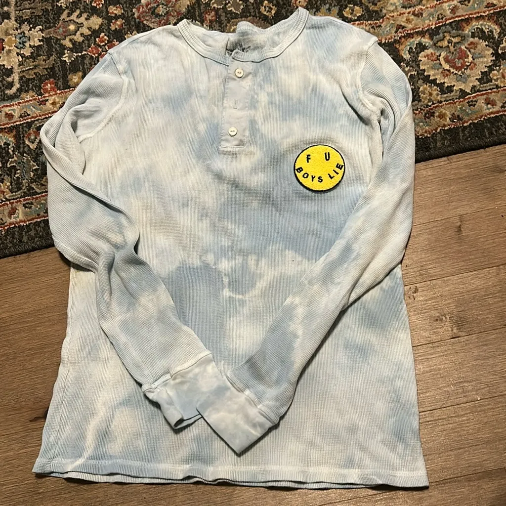 Boys Lie F U Smiley Face Thermal one size - Image 2