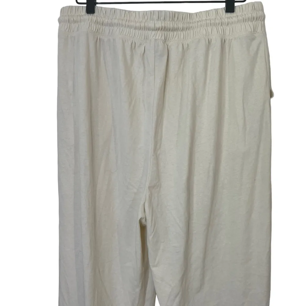 Universal Thread 100% Cotton Ivory Pull On Sweatpants Loungewear Women's XL - Image 7