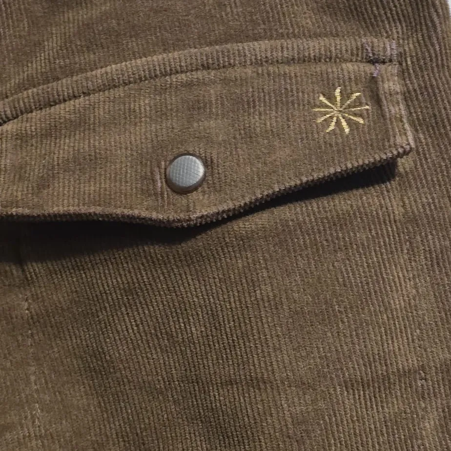 Athleta  Brown Cargo Pants Relaxed Fit Corduroy‎ - Image 5