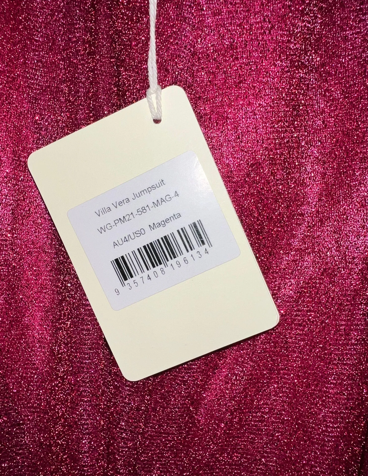 Villa Vera Jumpsuit in Magenta - Image 14