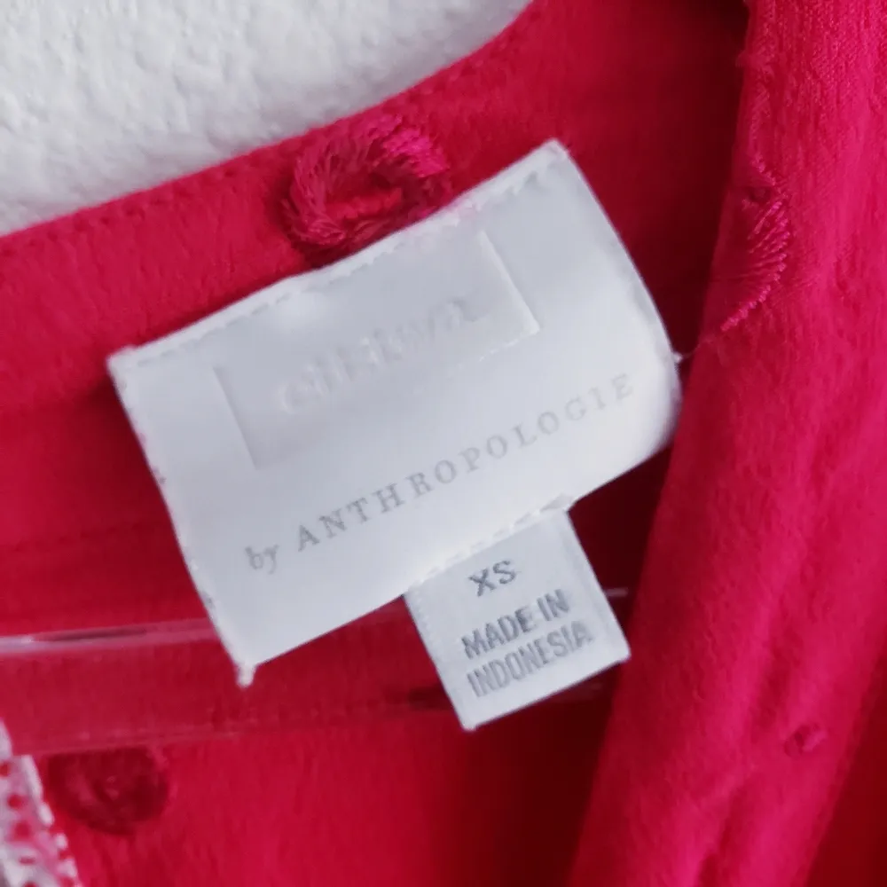 Anthropologie TWA Greenbrier Embroided Mock Wrap Romper - Image 10