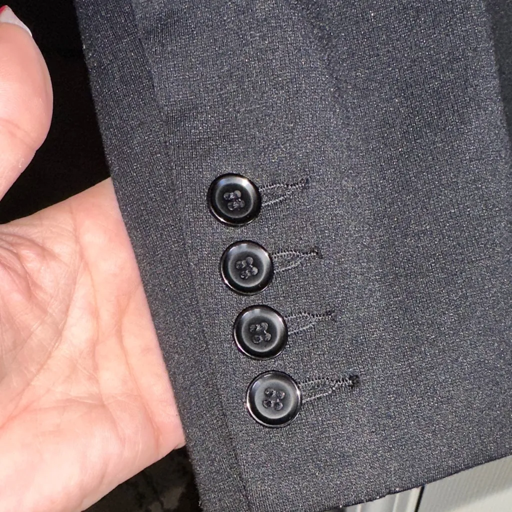 INC International Concepts Classic Black Blazer - Image 4