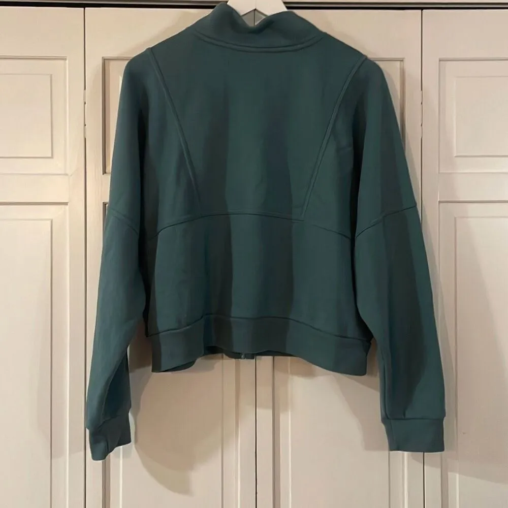 Universal thread green quarter zip pullover sweater crop XXL - Image 6