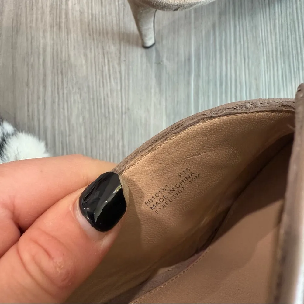 Beige Lianne Suede Stiletto Pointed Mules 10 - Image 6