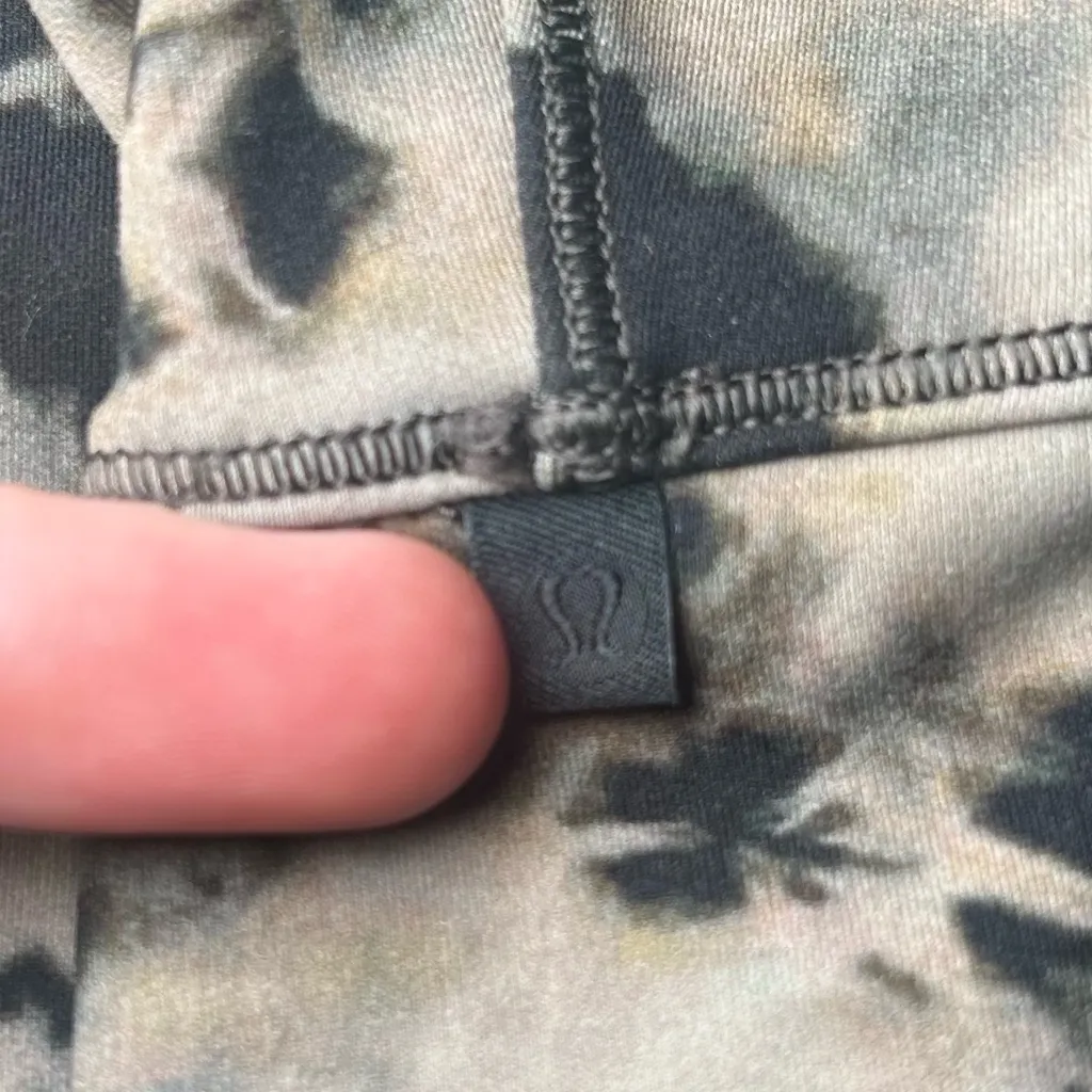 Lululemon Power Pivot Cropped Tank Top, Tie-Dye - Image 2