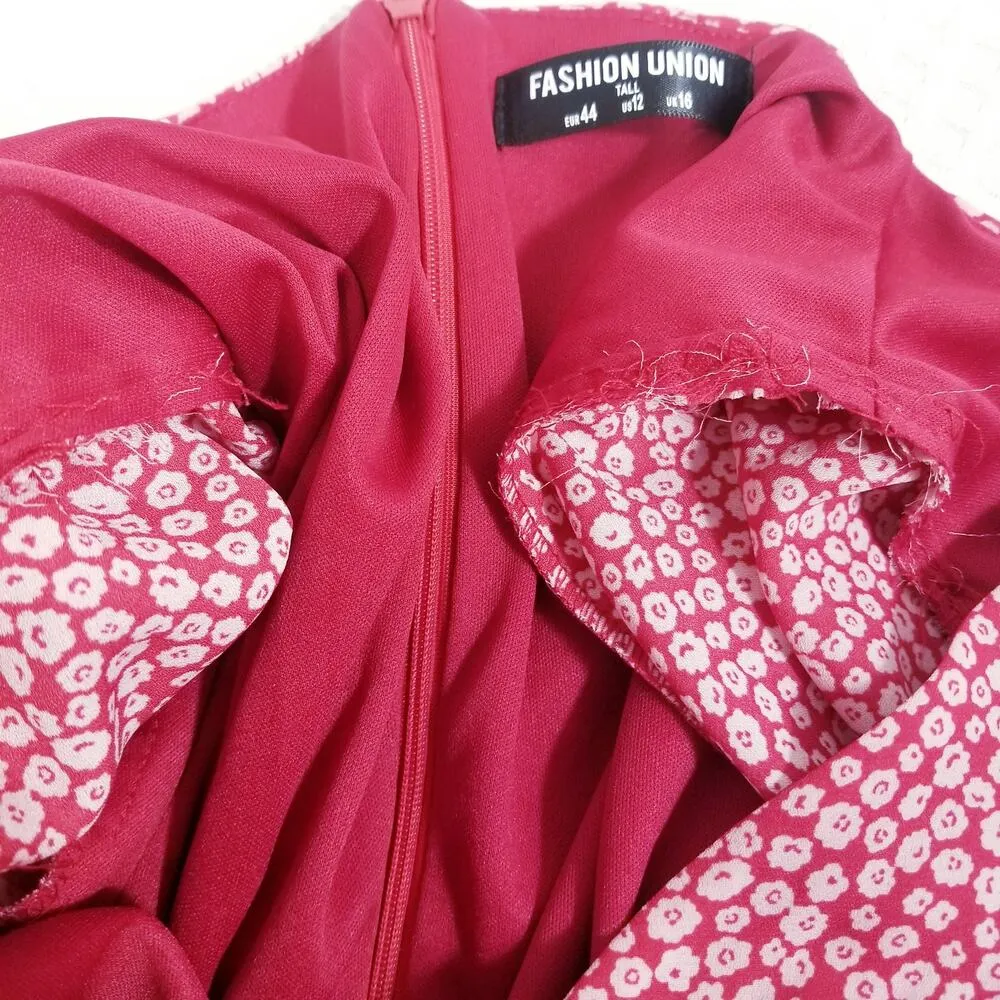 ASOS Fashion Union Cutout Maxi Dress with Slit - Image 4