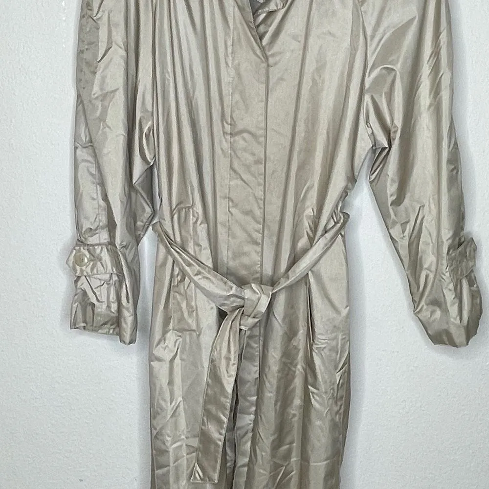 Vintage British Mist Trench Coat‎ Tan Size undefined - Image 7