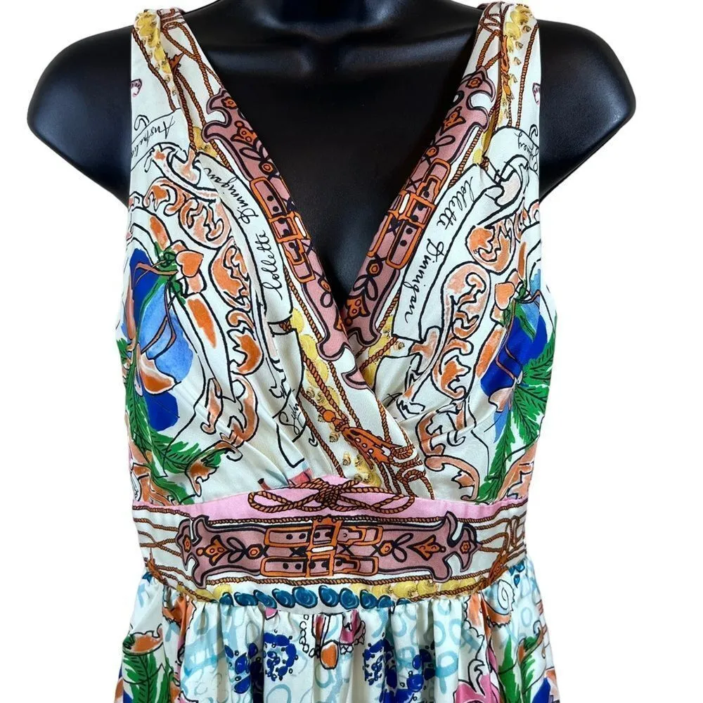 Anthropologie Exclusive Tied Shoulder Acionna Silk Dress by Collette Dinnigan - Image 3