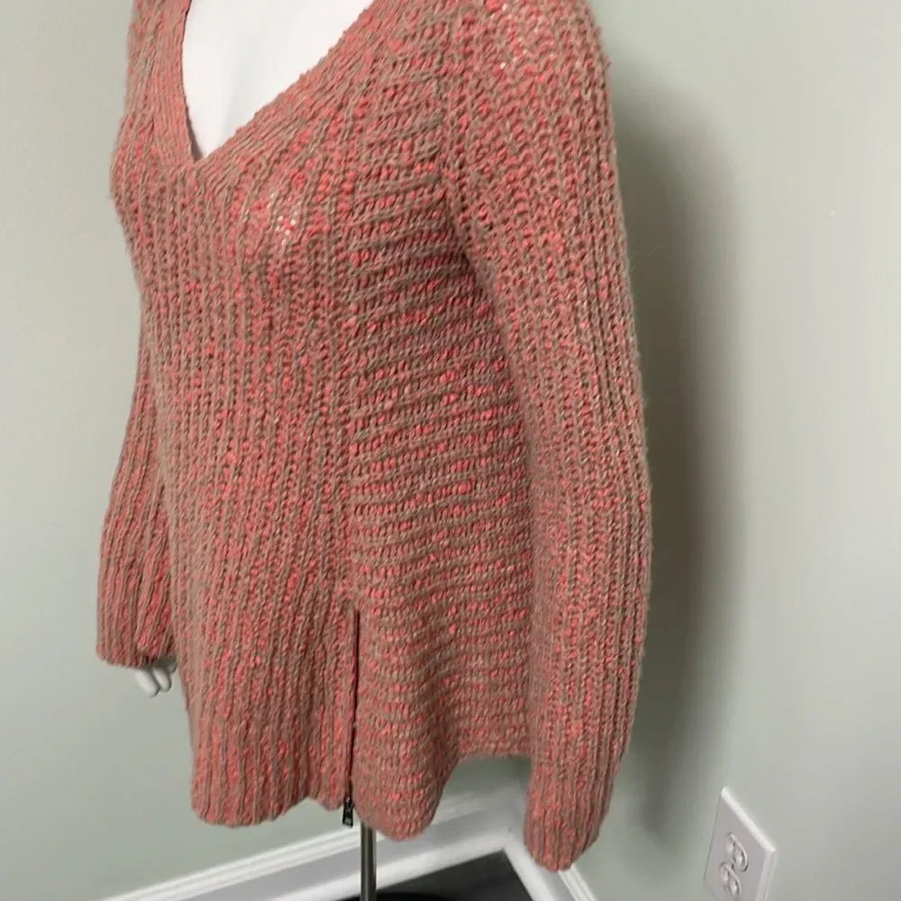 ANTHROPOLOGIE Moth Knit Sweater with Zipper Detail - Image 3