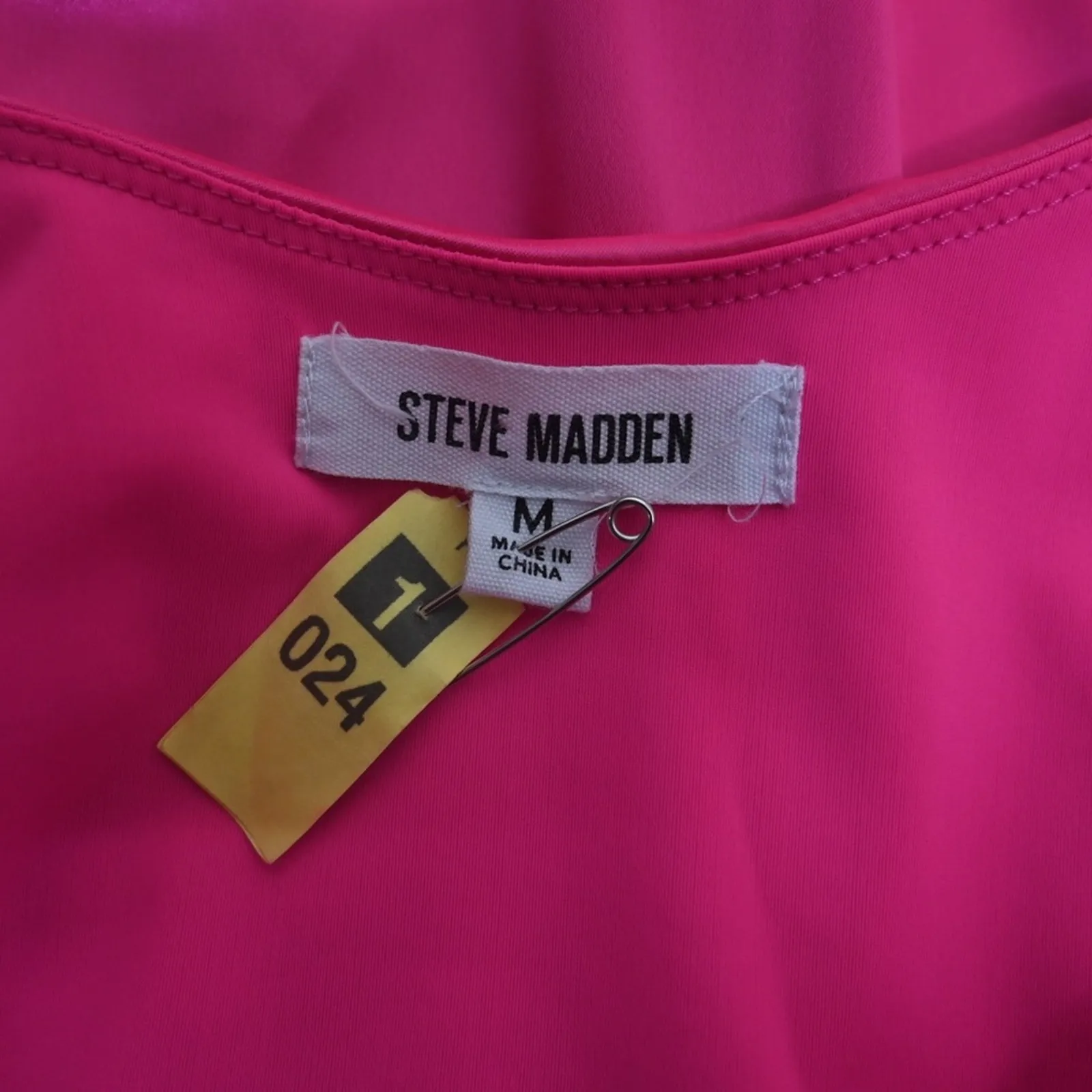 Steve Madden Womens M Mini Tobi Slip Dress in Pink Glo - Image 8