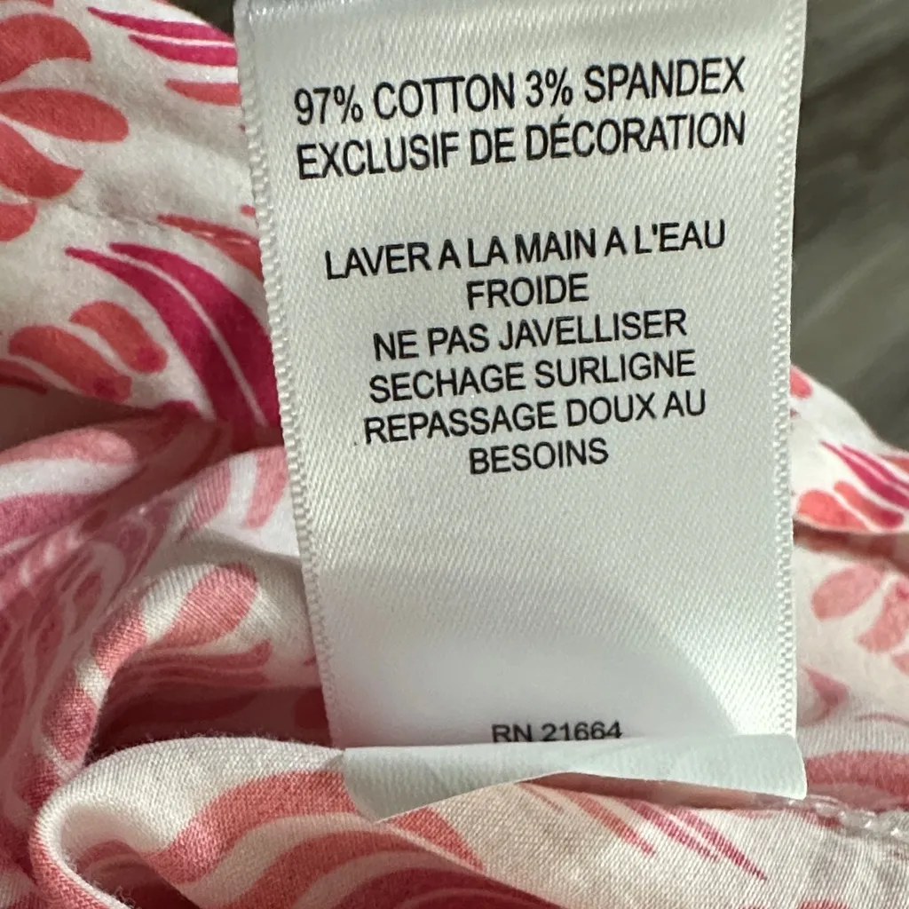 Foxcroft Pink and White Patterned Blouse - Image 14