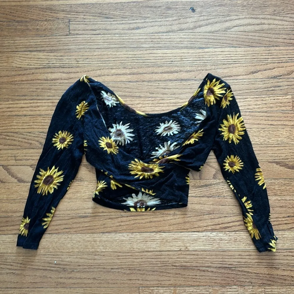 Toska sunflower print top - Image 3