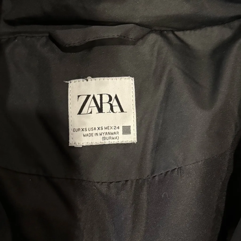 ZARA WATER AND WIND PROTECTION CROPPED PUFFER JACKET - Image 5
