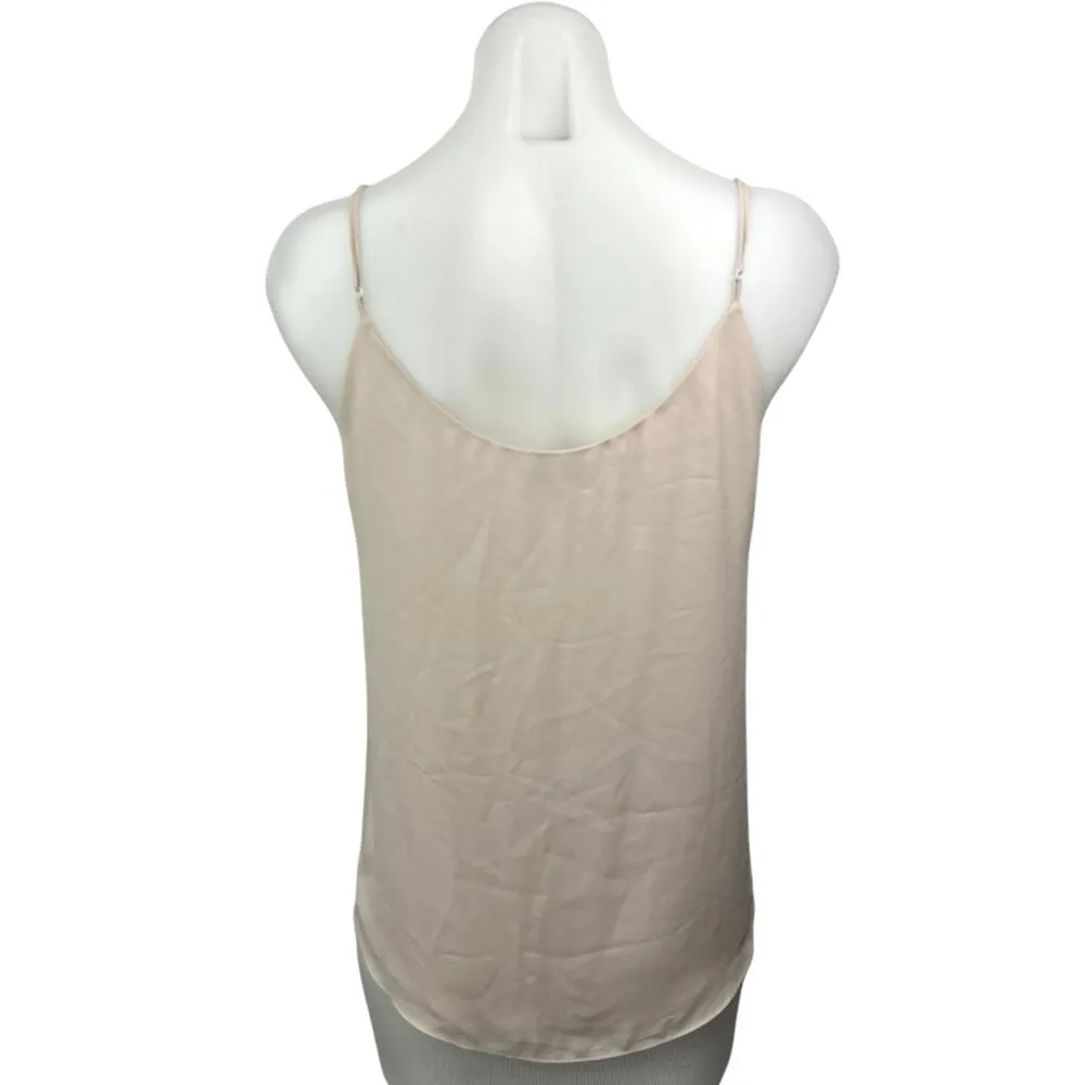 Aritzia Babaton Cream Mesh V Neck Lightweight Pullover Camisole Tank Top Size S - Image 2