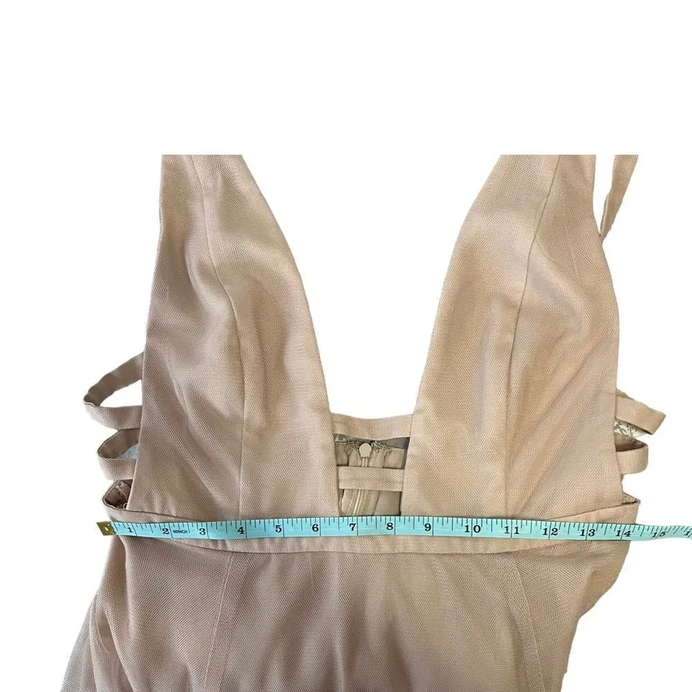 Fame And Partners The Duff Long Sheer Cut Out Formal Dress 8 - Image 9