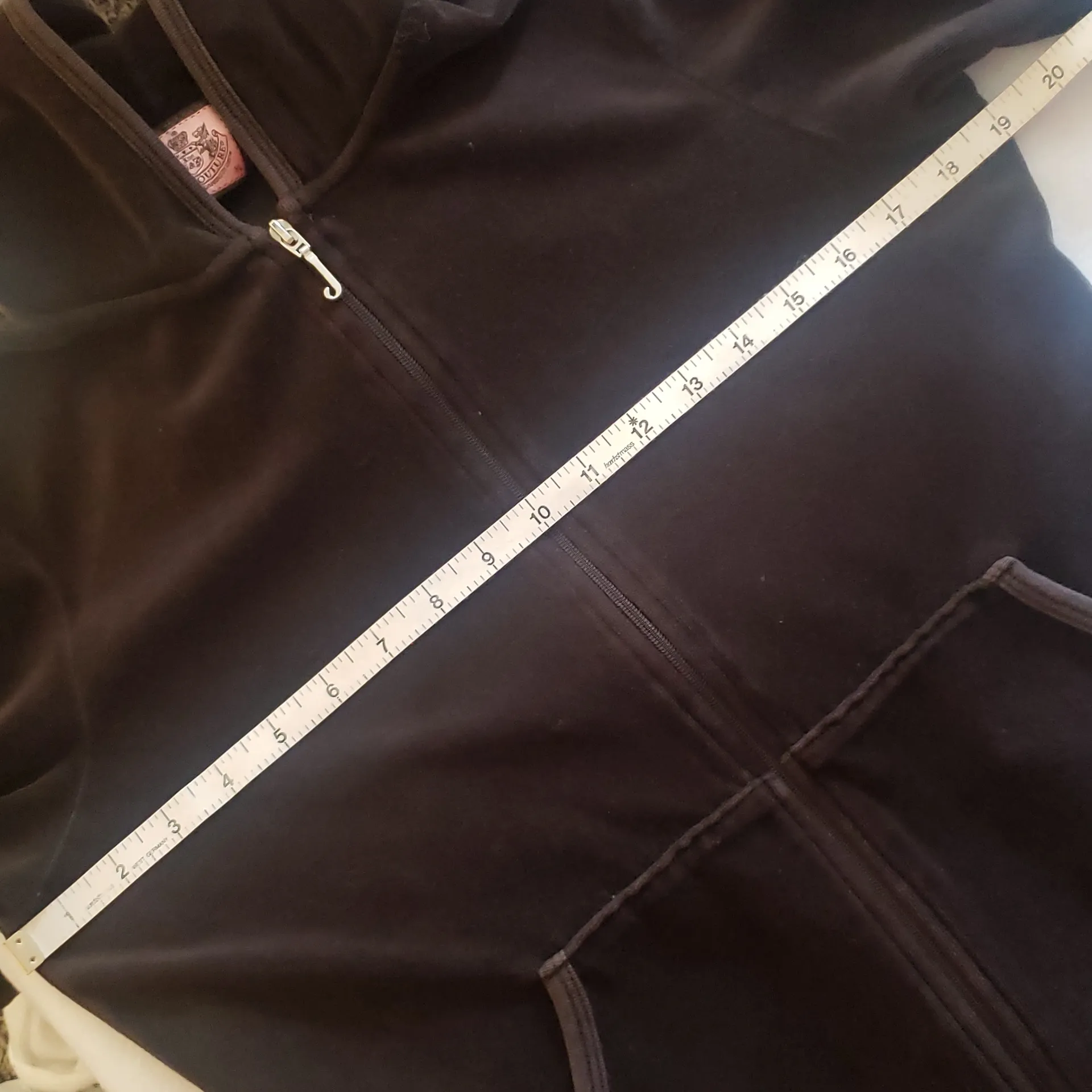 Vintage ⭐️Y2k Juicy Couture velour zip up jacket- solid brown zip- up - Image 9