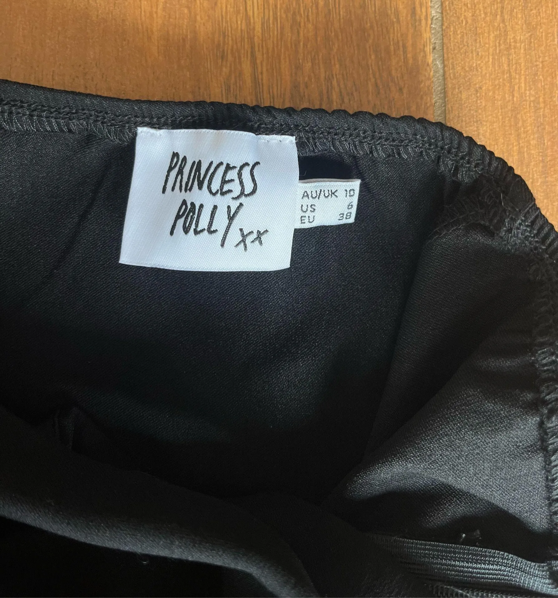 Princess Polly Black Bubble Hem Mini Dress - Image 4