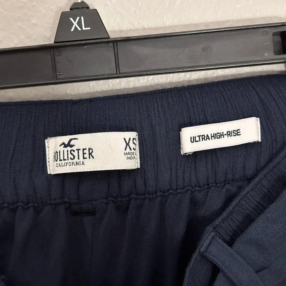 Hollister Co. Ultra High Rise Culottes‎ Pants Navy Size XS Women - Image 10