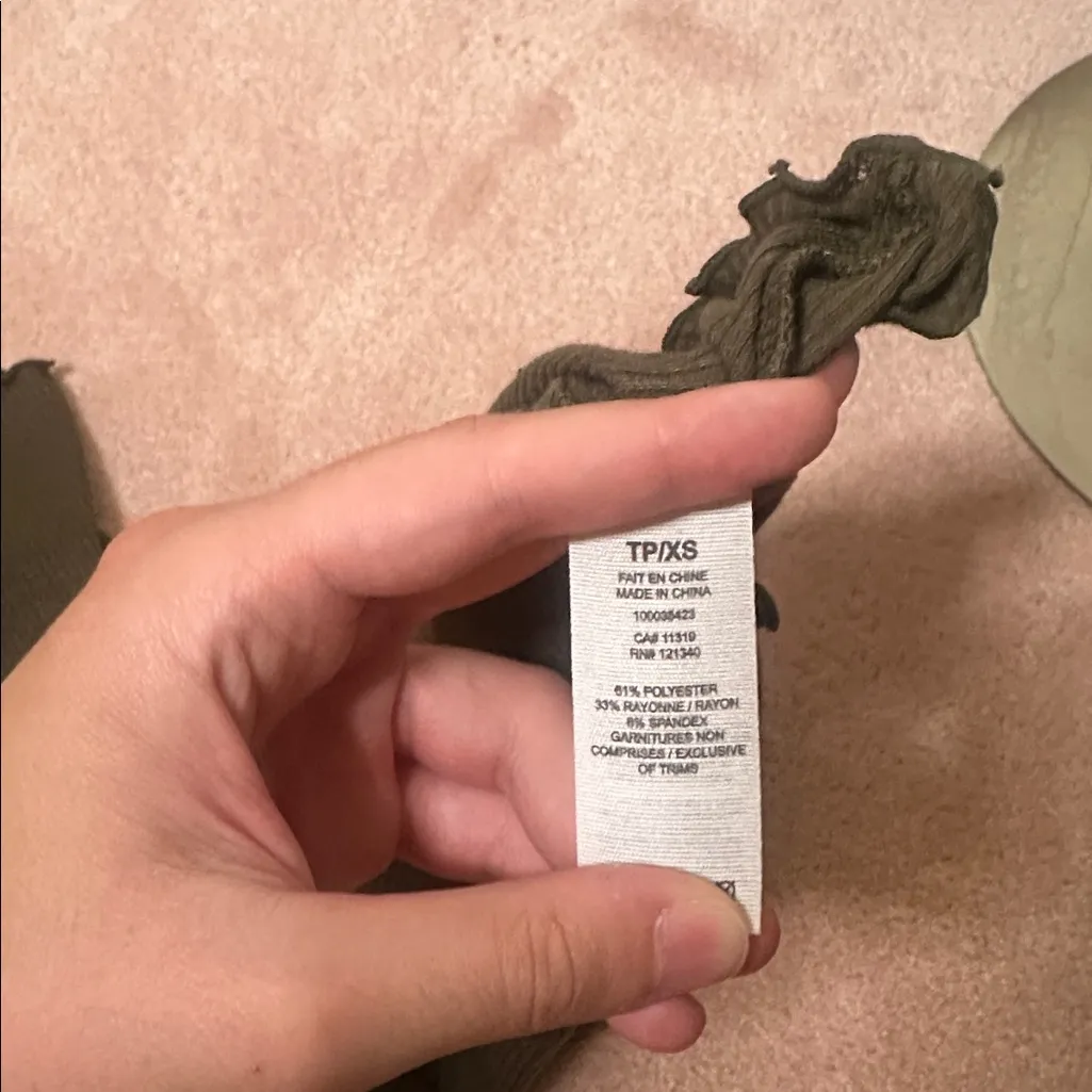 Garage Cropped Scalloped Off The Shoulder Longsleeve Top - Image 5