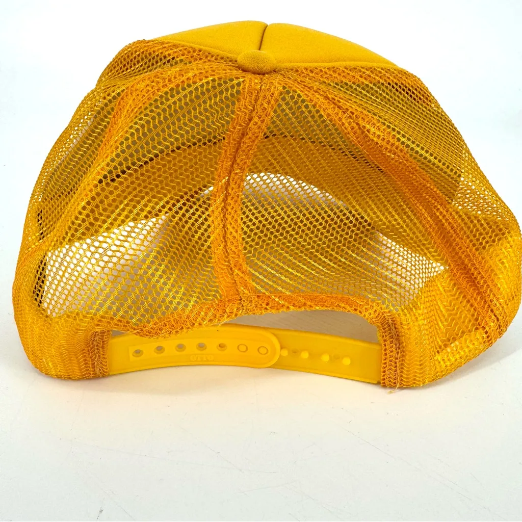 Otto Good Vibes Trucker Hat Yellow - Image 4