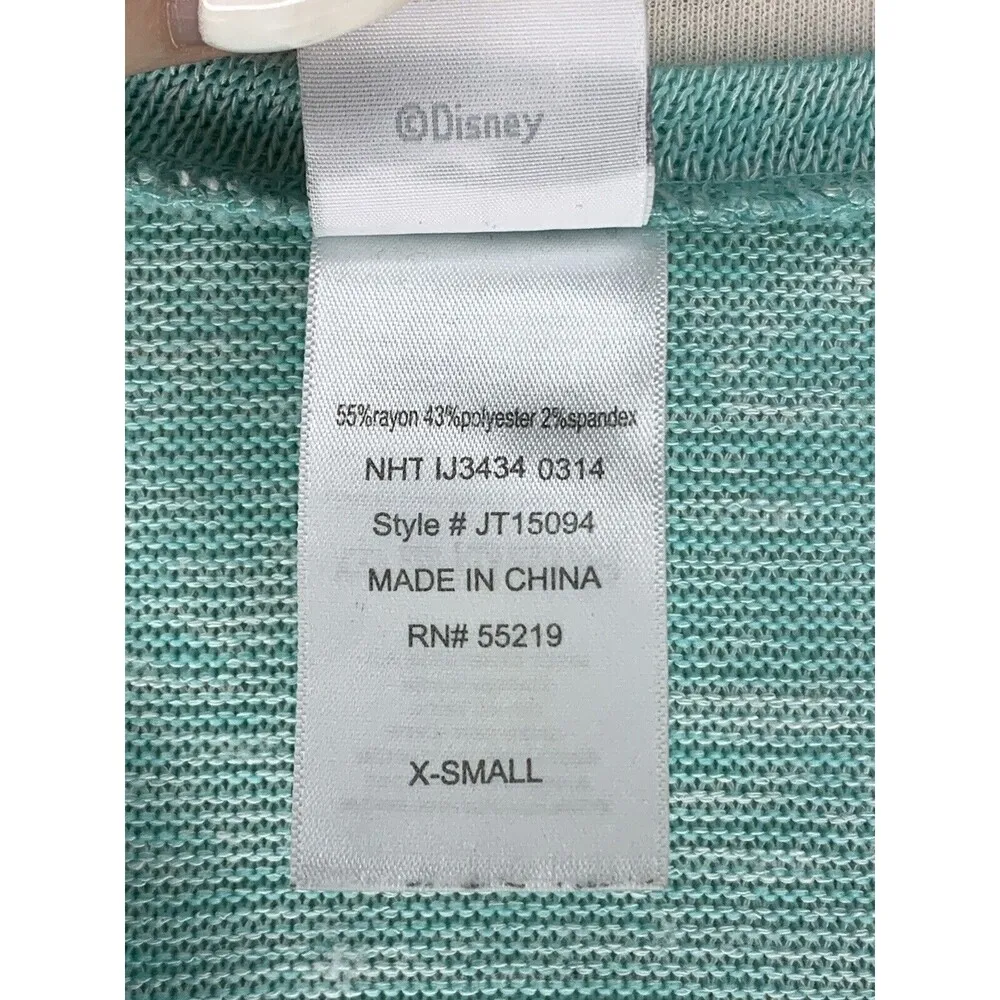 Mickey Gang Characters Racerback Tank Top Light Weight XSmall AquaMarine - Image 10