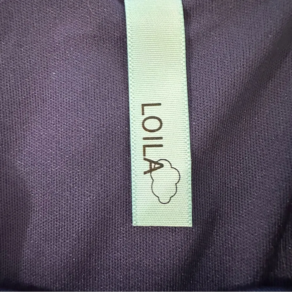 Loila Navy Blue and white striped slip dress, fully lined, size small - Image 5