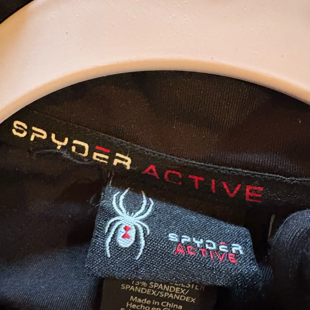 Spyder women's black full-zip active jacket size M - Image 5