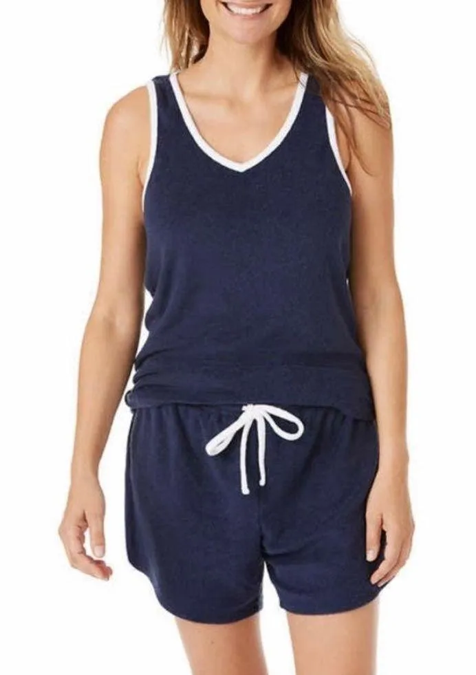 Lucky Brand Ladies' 4-piece Terry Pajama Set Size L - Image 5