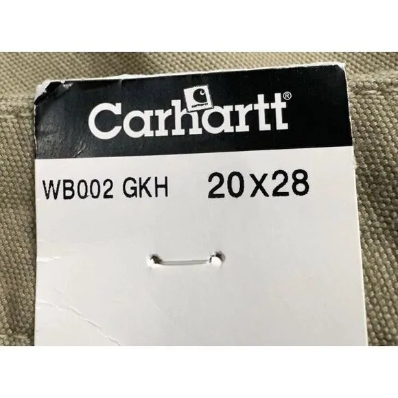 Carhartt Pants Khaki WB002‎ 20x28 Traditional Fit Bootcut Canvas Jeans Women's - Image 5