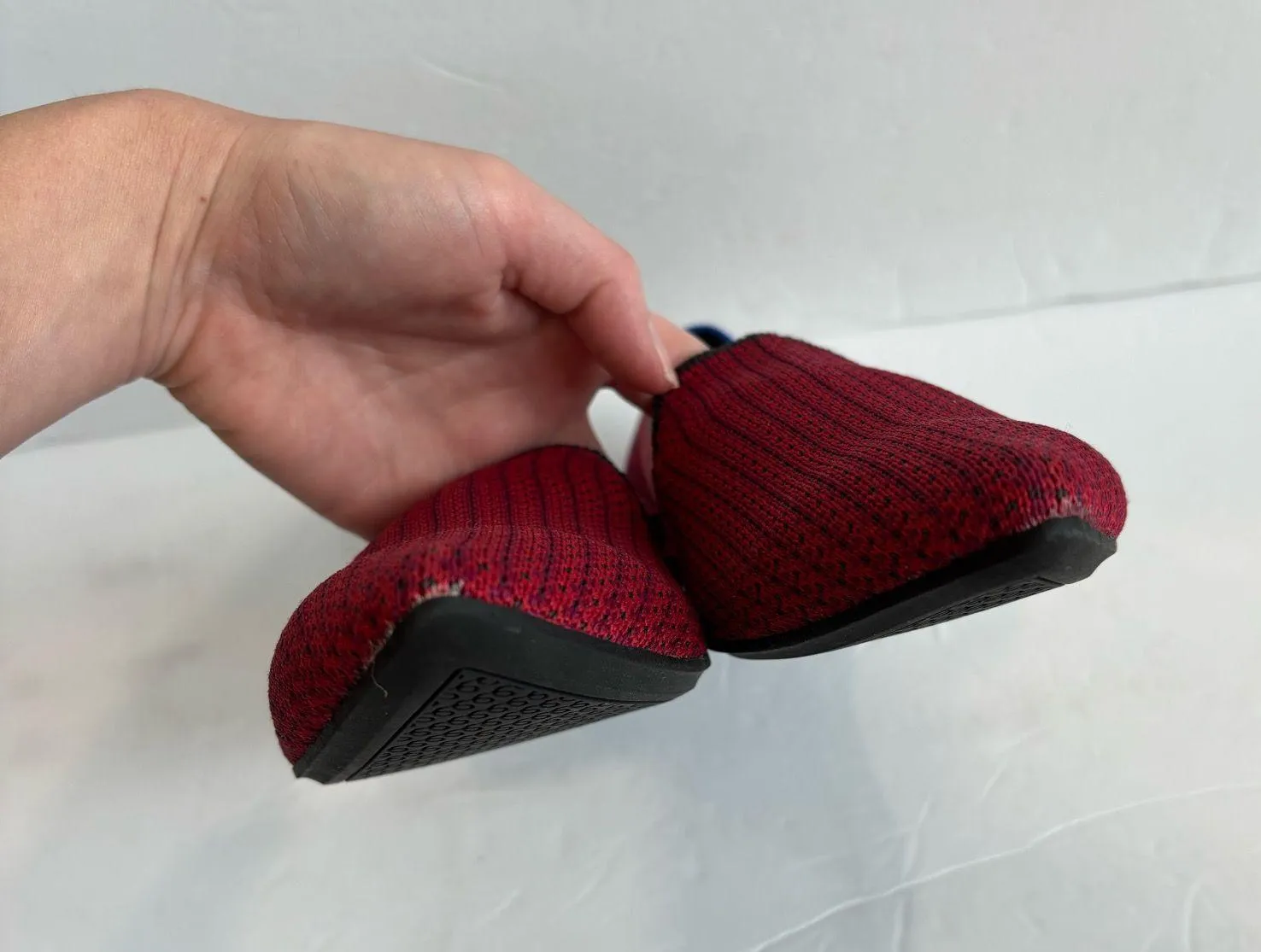 Rothy’s The Point Ballet Flats in Rare Limited Edition Scarlett Tweed  - Image 4