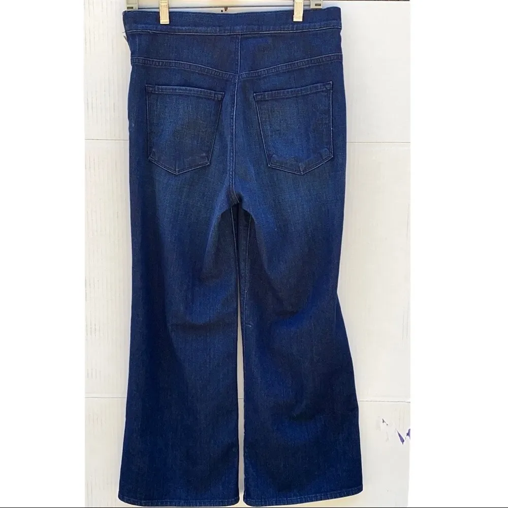 J Brand Womens Size 30 Joan Sailor High Rise Cropped blue Jeans denim - Image 2