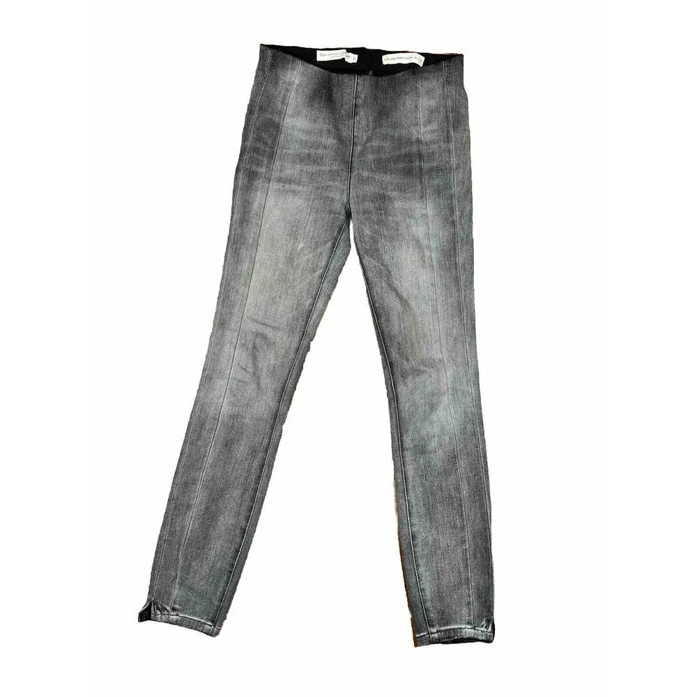 Pilcro and the‎ Letterpress High Rise Denim Legging sz 28 Gray Pant Anthropolgie - Image 2