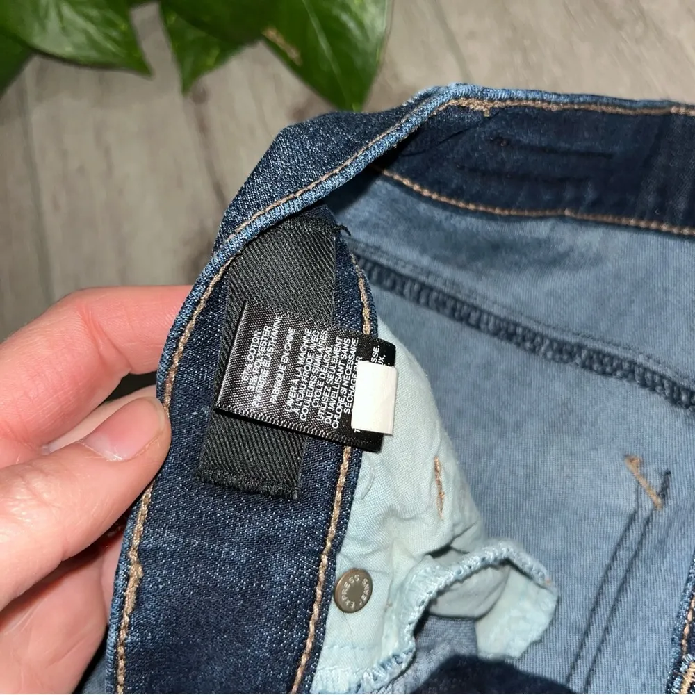 Express mid rise legging jeans skinny distressed 0R - Image 8