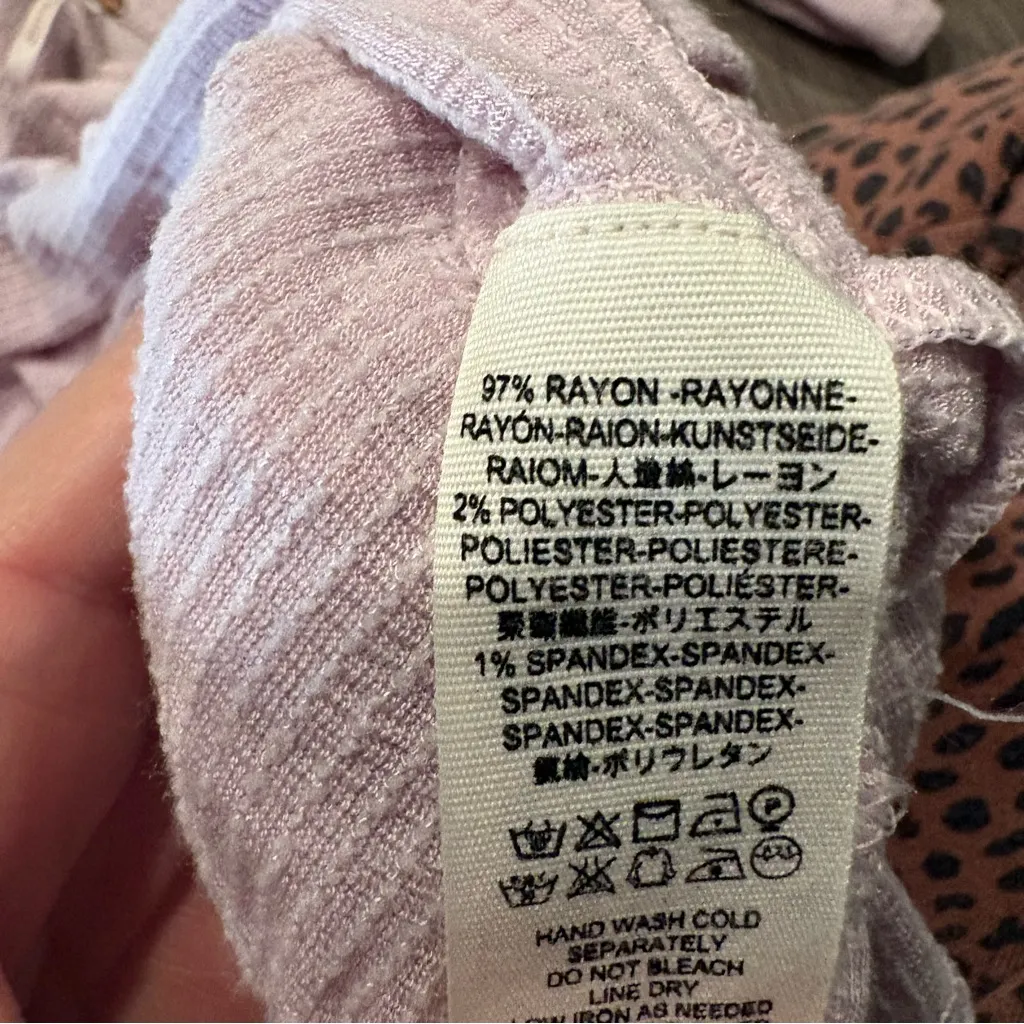 • Free People Your Girl tunic mini dress pink purple small - Image 7