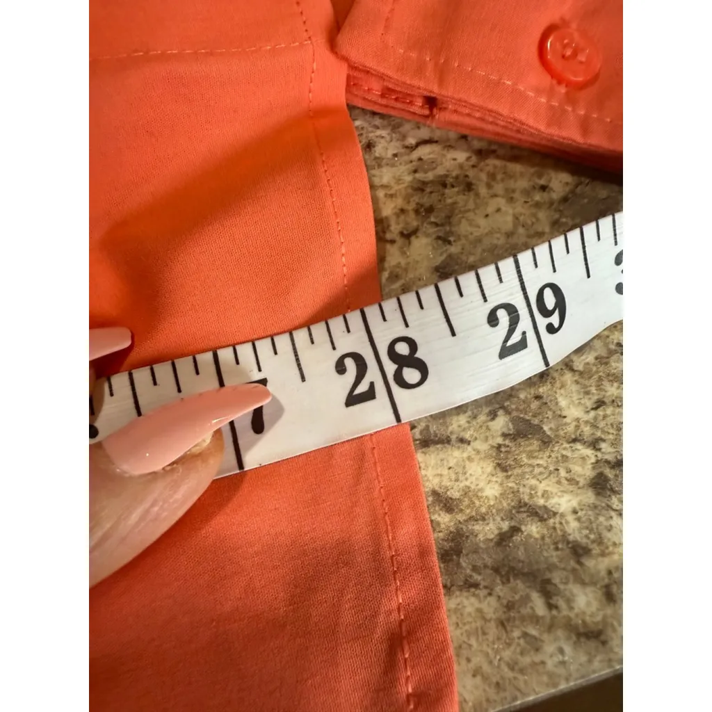 Women's Worthington Coral Button Down Shirt Plus Size 18 - Image 5