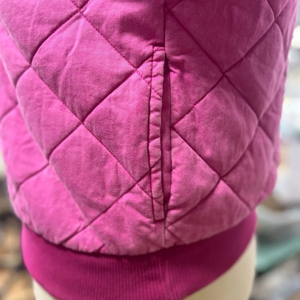 Wild Fable Quilted Bomber Jacket M - Image 6